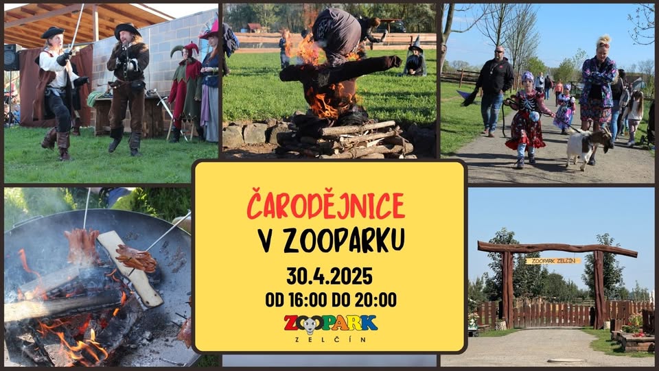 Čarodějnice v Zooparku Zelčín